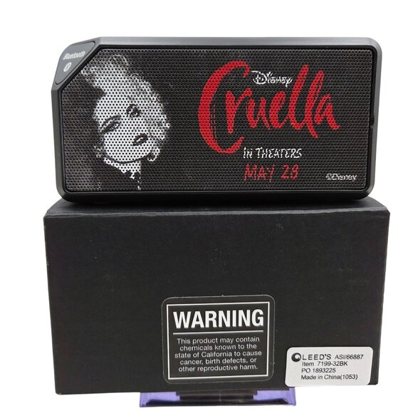 Disney Cruella Bluetooth Speaker Movie Promotional Merchandise New in Box - Picture 1 of 10